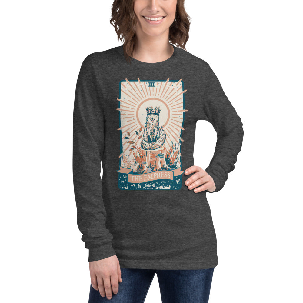 The Empress Fox Tarot Long Sleeve Shirt