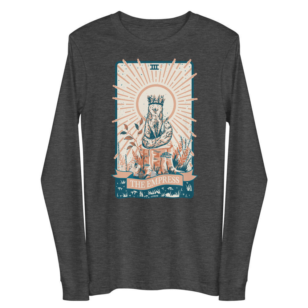 The Empress Fox Tarot Long Sleeve Shirt