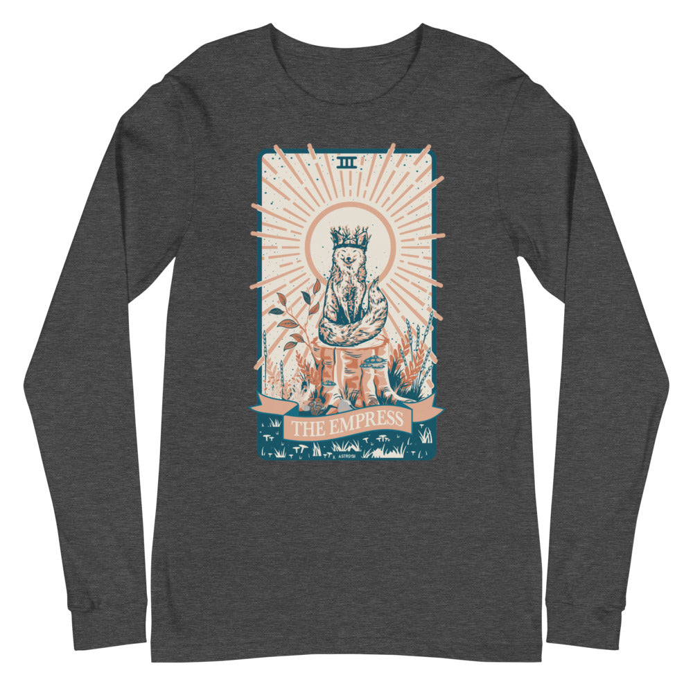 The Empress Fox Tarot Long Sleeve Shirt