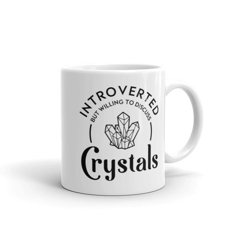 Introverted But Willing To Discuss Crystals Mug